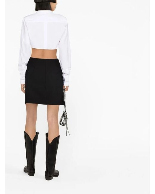 Off-White c/o Virgil Abloh Black Tailored Mini Skirt