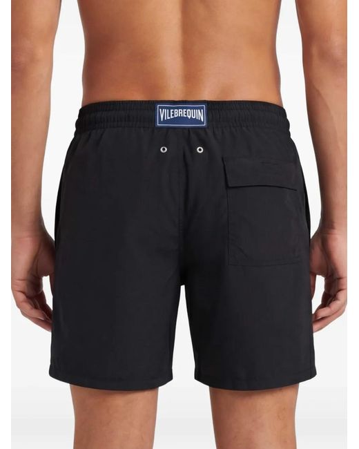 Vilebrequin Blue Logo-Patch Swim Short for men