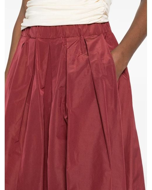 Weekend by Maxmara Plooirok in het Red