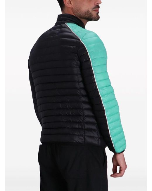 Karl Lagerfeld Black Panelled Padded Jacket for men