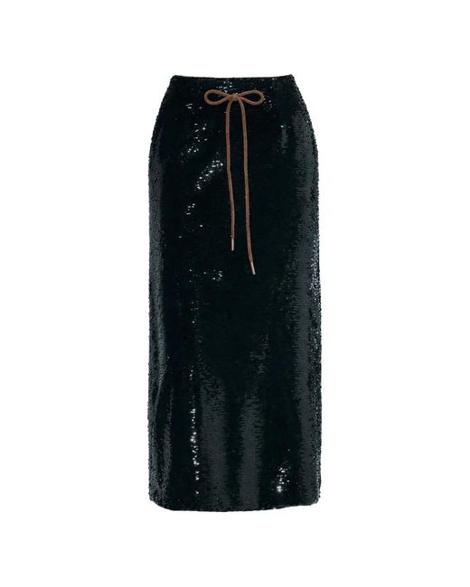 Jupe Column Simone Rocha en coloris Black