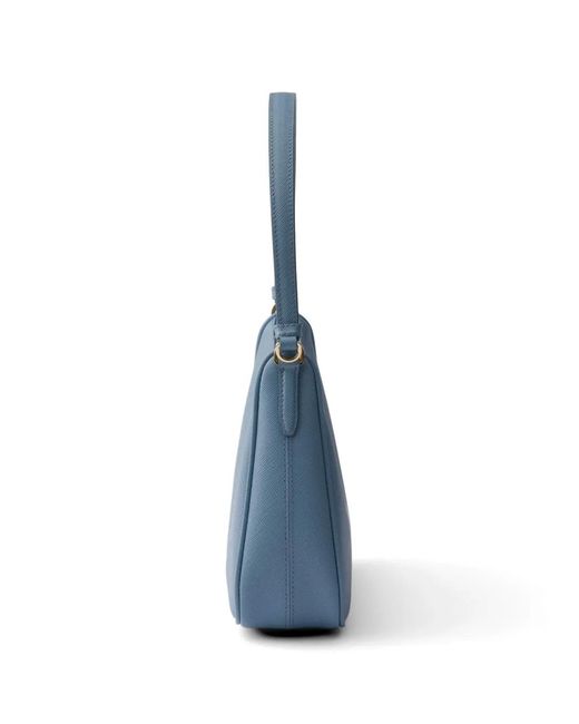 Prada Blue Re-Edition 2005 Saffiano-Leather Mini Bag