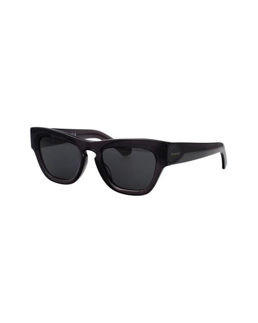 Burberry Black Rectangle-Frame Sunglasses
