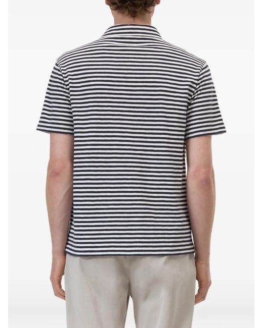 Polo A Rayas Closed de hombre de color Blue