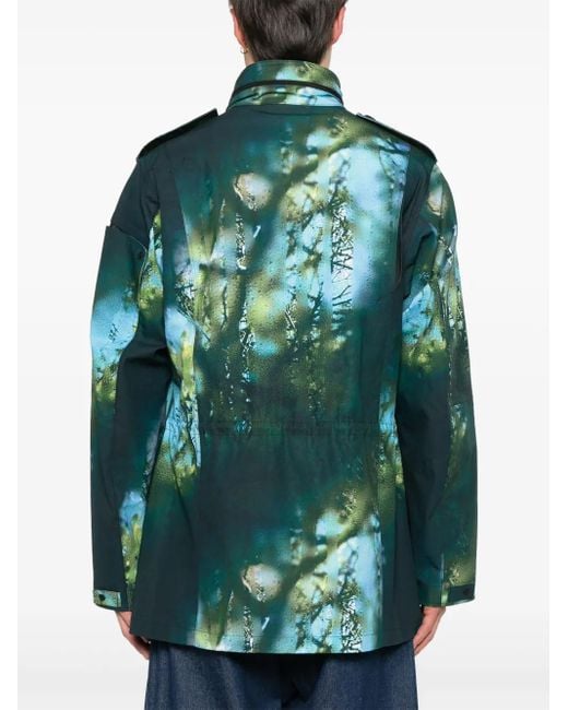 Y-3 Green Aop Jacket for men