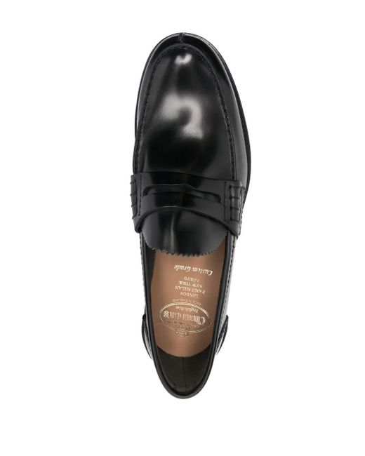 Church's Black Flat Shoes for men