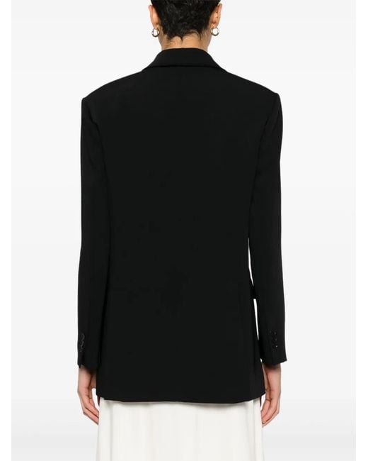 P.A.R.O.S.H. Black Single-Breasted Blazer