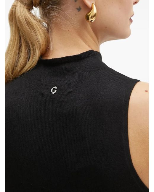 Top Con Decorazione di Guess in Blue