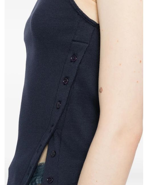 Reformation Blue Hudson Top