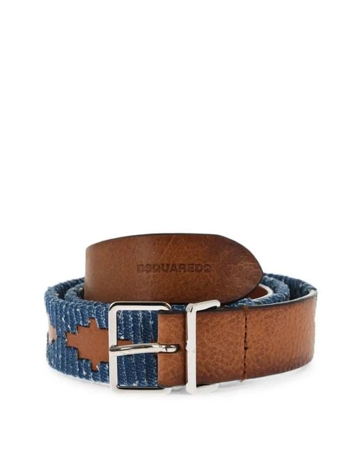 DSquared² Brown Leather Belt