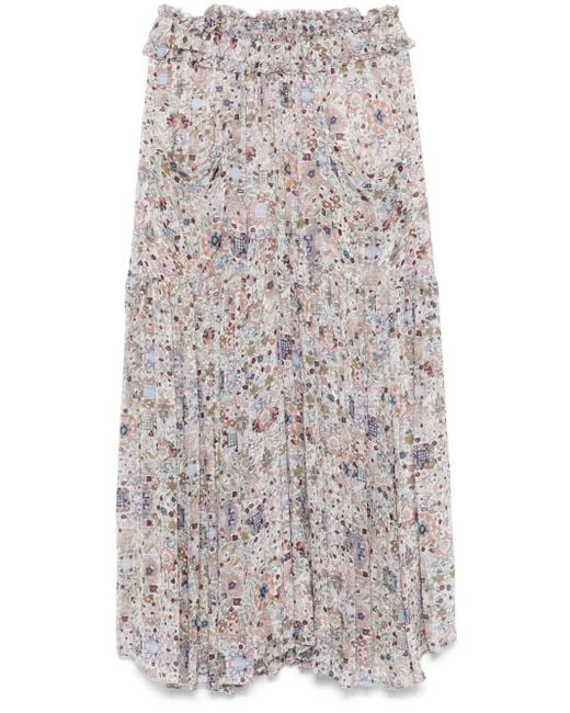 Falda larga Besma Isabel Marant de color White