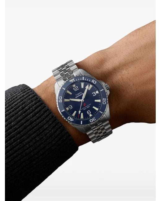 Timex Blue Deepwater 40.5Mm Watch for men