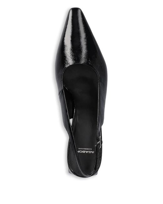 Vagabond Black 58Mm Altea Slingback Pointed-Toe Pumps