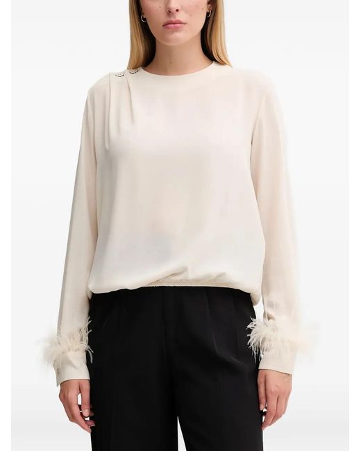 GAUDI White Georgette Blouse
