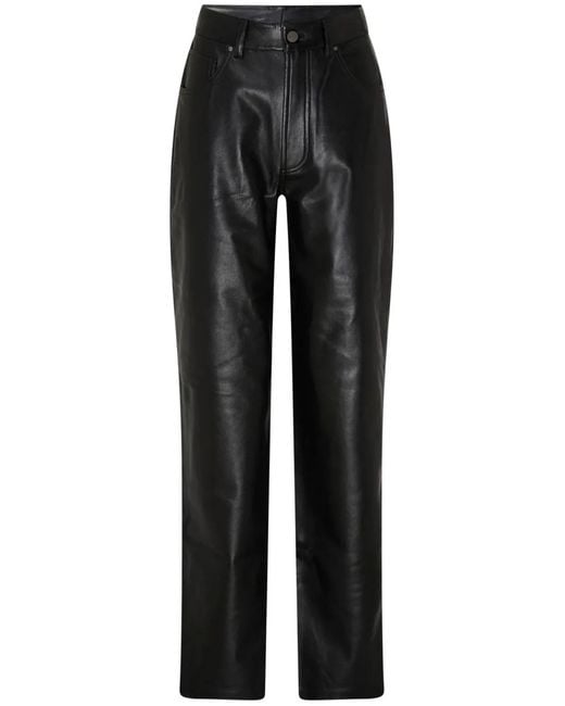 Anine Bing Black Roy Pant