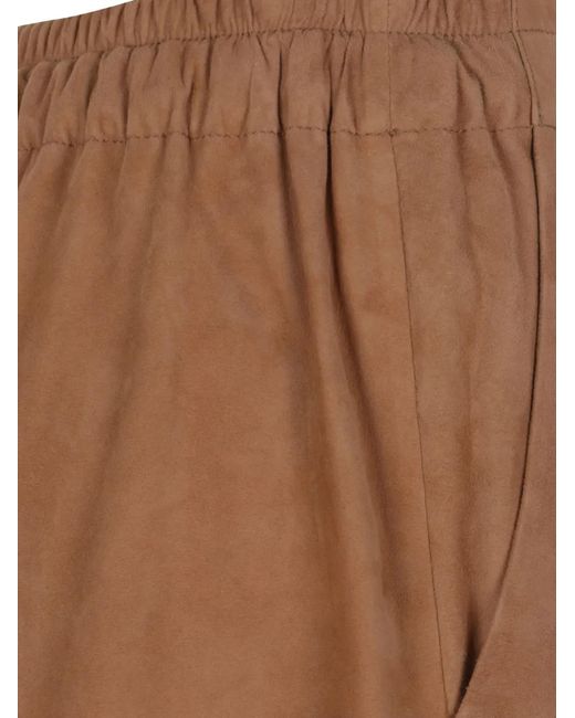 Desa Nineteenseventytwo Brown Elasticated Trousers