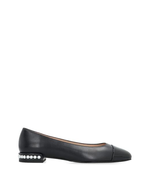 Ballerines À Perles Stuart Weitzman en coloris Black
