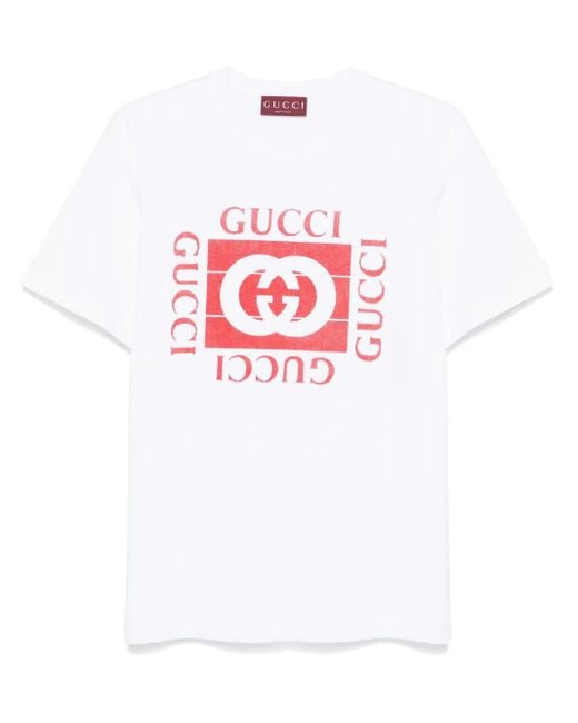 Gucci プリント Tシャツ White