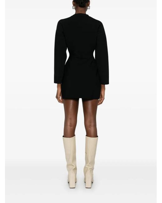 Wardrobe NYC Black X Rhw Power Mini Dress