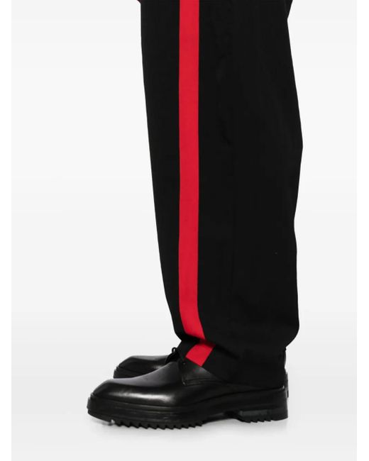 Yohji Yamamoto Black Patchwork Trousers for men