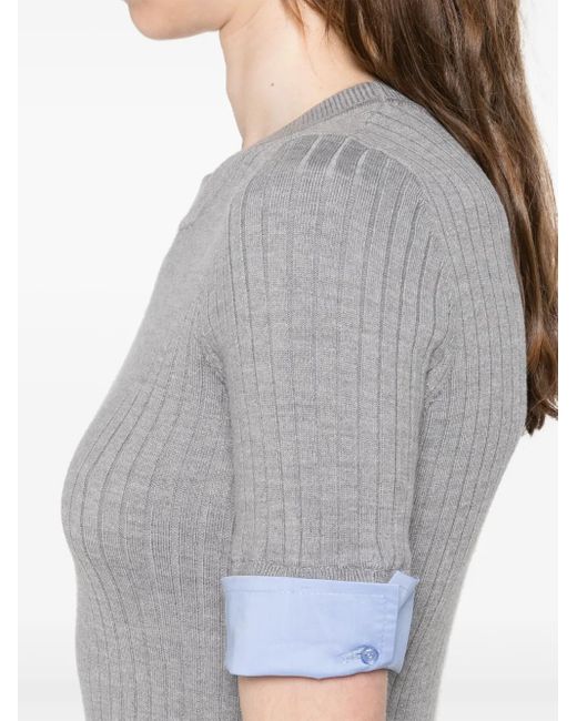 Camiseta a capas Sandro de color Gray