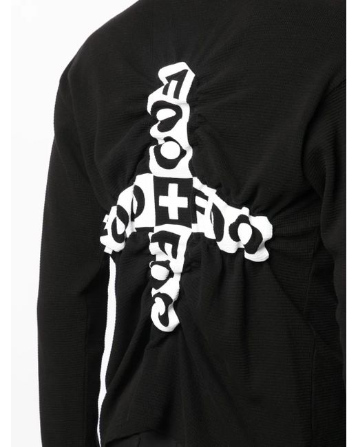 FOO AND FOO T-Shirt Met Logoprint in het Black voor heren