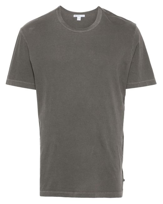 James Perse Gray Jersey Cotton T-shirt for men