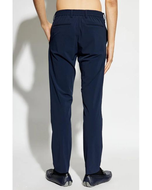 Paul Smith Blue Pressed Crease Tailored Trousers for men