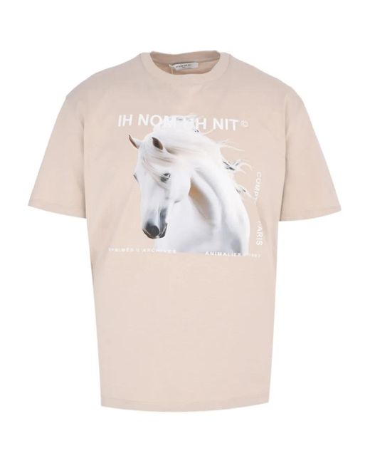 Ih Nom Uh Nit Natural Horse-Print T-Shirt for men