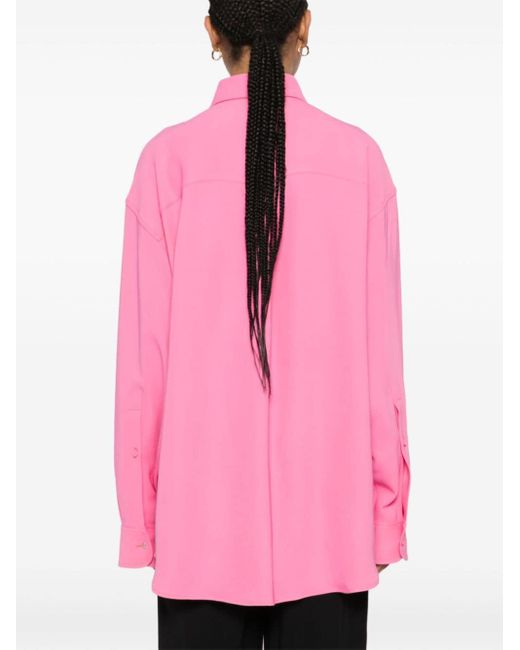 Chemise à épaules tombantes Stella McCartney en coloris Pink