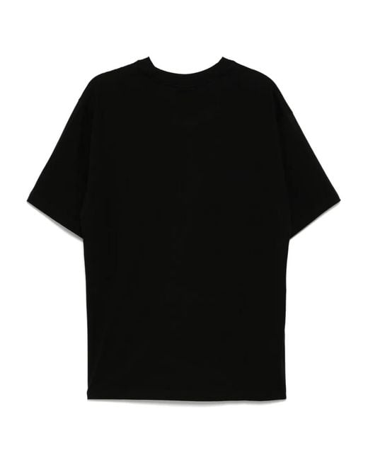 Bluemarble Black Logo Patch T-Shirt for men
