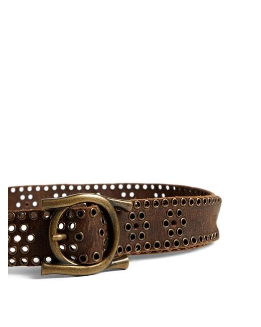 DSquared² Perforierter Gürtel in Brown für Herren