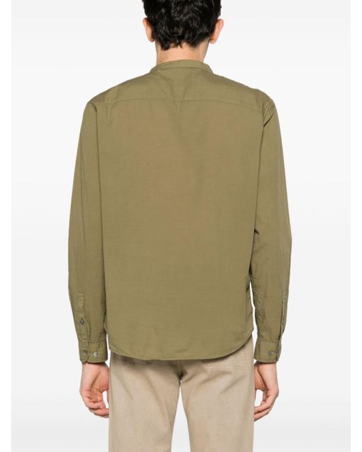 Zadig & Voltaire Green Thibault Cotton Shirt for men