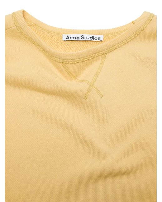 Acne Natural Sprayed Logo Sweatshirt