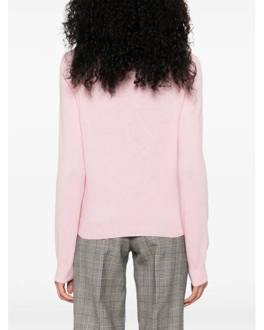 A.M.G Pink Buttoned Polo Top