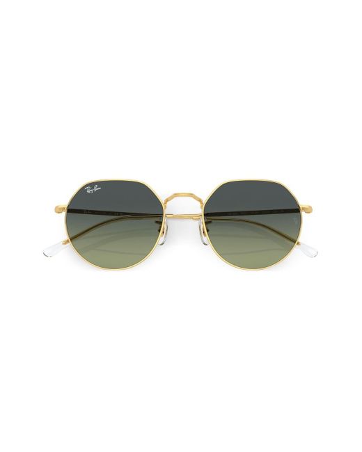 Ray-Ban Green Jack Round-frame Sunglasses