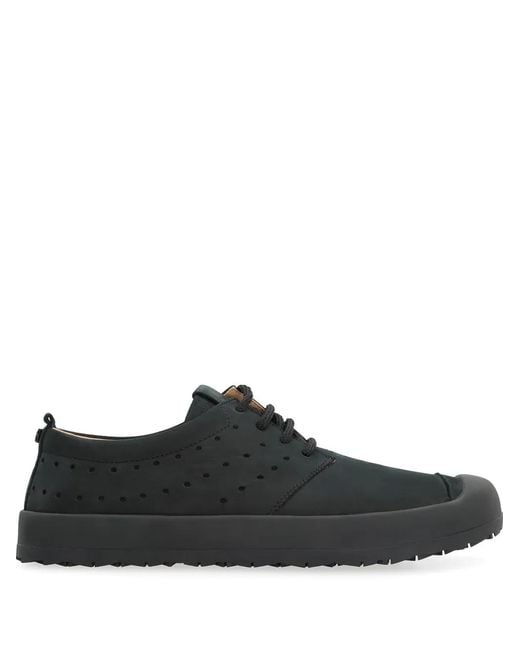 Volta Footwear Black Suede Low-Top Sneakers for men
