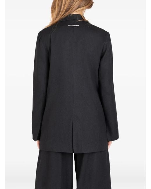 Societe Anonyme パッチポケット シングルジャケット Black