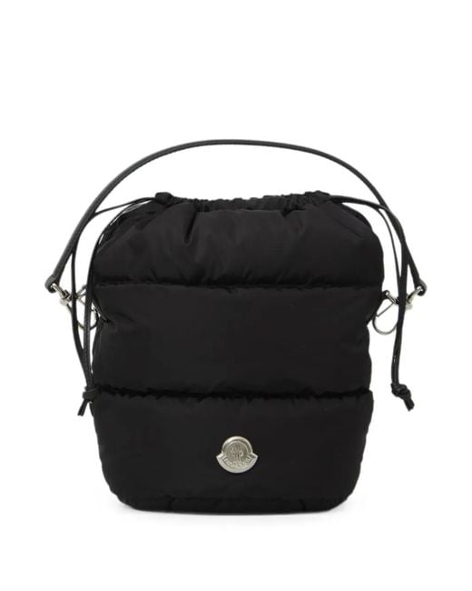 Moncler Black Caradoc Quilted Bucket Bag