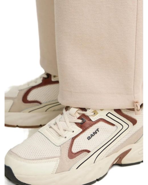 MARC AUREL White Pantalon À Poches Cargo