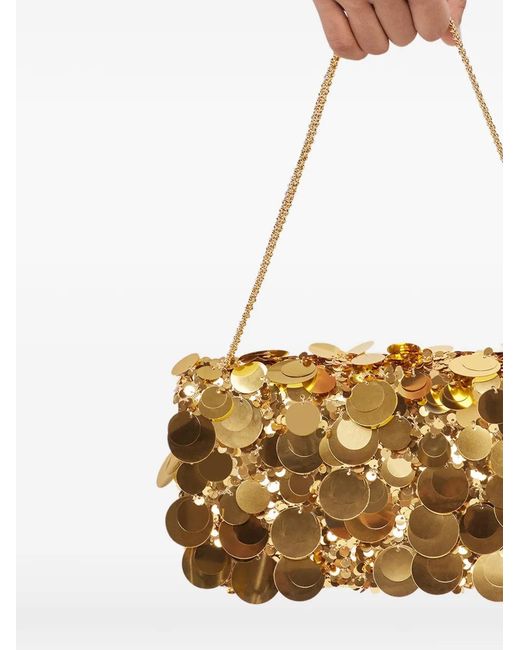 Rabanne Metallic Sequin-Embellished Shoulder Bag