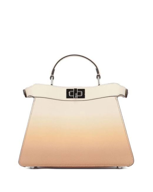 Fendi Natural Small Peekaboo Gradient-Effect Tote Bag