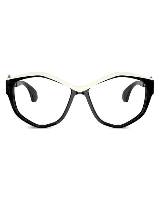 Alain Mikli Black Cat-Eye Frame Glasses