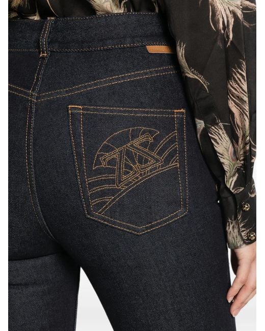 Zimmermann Black Flared Denim Jeans