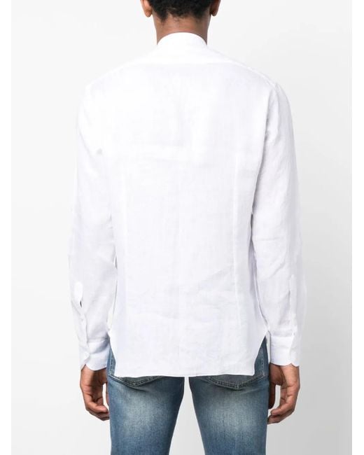 Camicia di Barba Napoli in White da Uomo