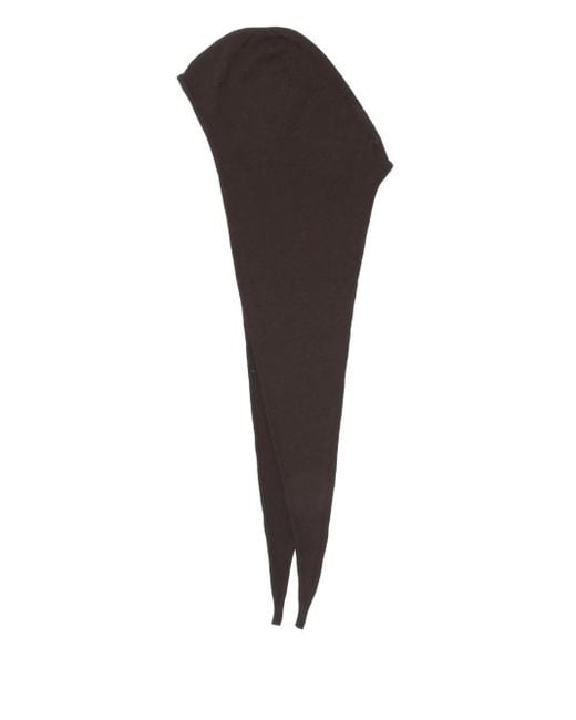 Lemaire Brown Wool Long Hat