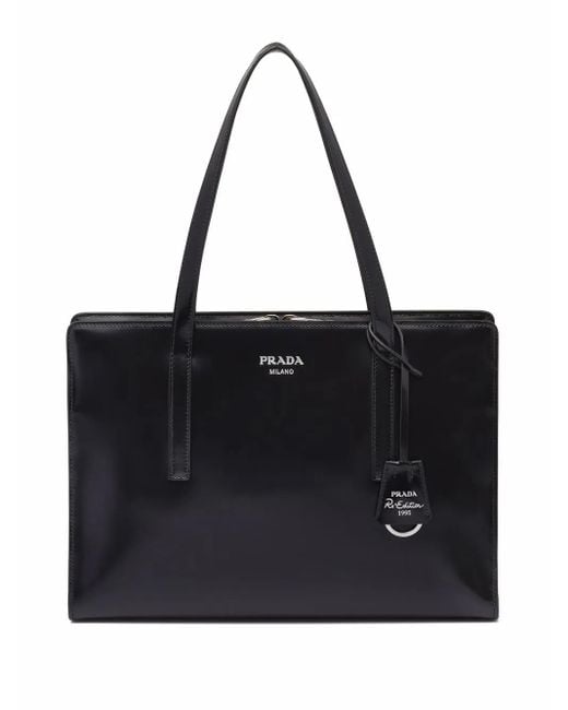 Borsa A Mano Re-Edition Grande di Prada in Black