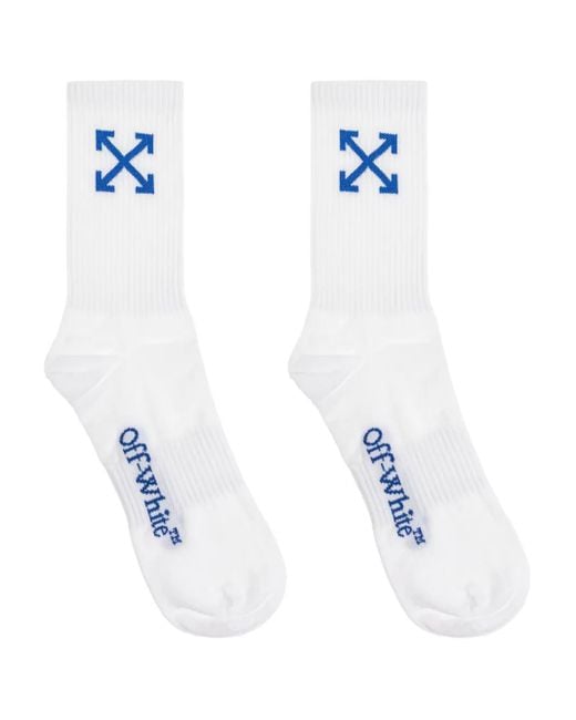 Calzini Con Logo Arrow di Off-White c/o Virgil Abloh in White da Uomo