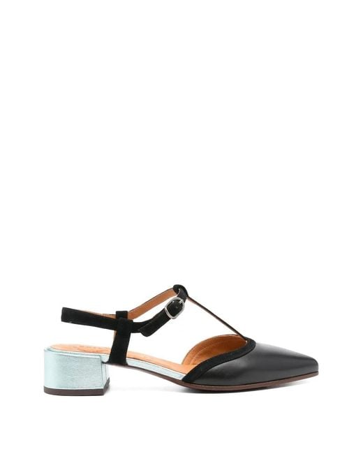 Chie Mihara White Jamedi T-Bar Pumps