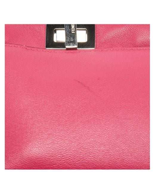 Fendi 2015 Peekaboo 2wayバッグ マイクロ Pink